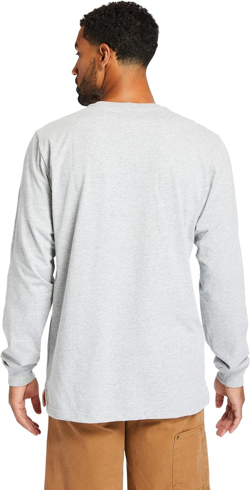 Men'S Base Plate Blended Long-Sleeve T-Shirt with Logo